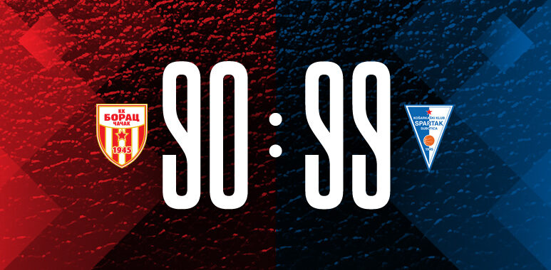 Košarkaši Spartaka savladali ekipu Borca iz Čačka