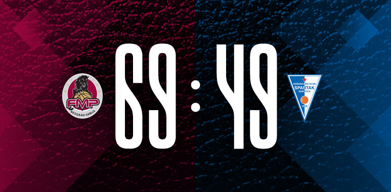 Košarkaši Spartaka poraženi od ekipe FMP-a