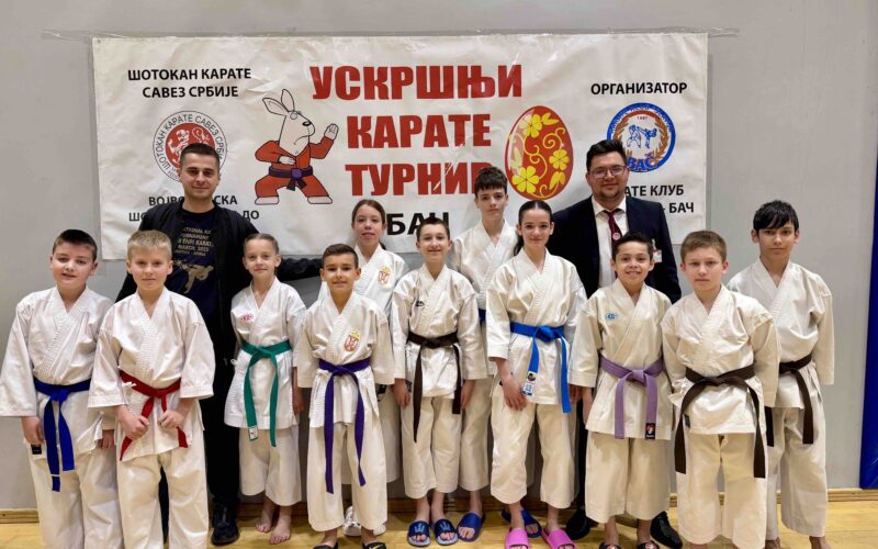 16 zlatnih medalja za karatiste, sa Uskršnjeg turnira u Baču