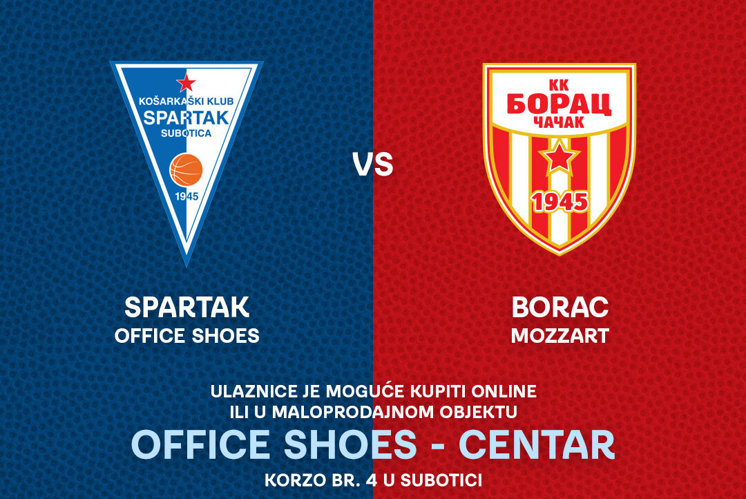 KK Spartak Office shoes dočekuje Borac
