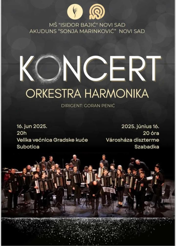 Koncert Orkestra harmonika večeras u Velikoj većnici