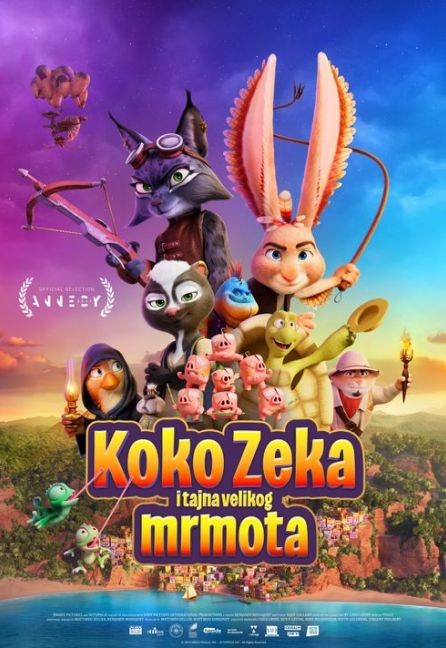 ANIMIRANI FILM: KOKO ZEKA I TAJNA VELIKOG MRMOTA / CHICKENHARE AND THE SECRET OF THE GROUNDHOG SINHRONIZOVANO!